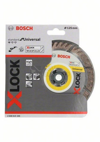 Obrázek produktu Diamantový řezný kotouč 125mm Bosch X-LOCK Standard for Universal 2.608.615.166 1