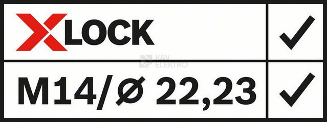 Obrázek produktu Řezný kotouč na nerez 115x1x22,23mm Bosch Standard for Inox X-LOCK 2.608.619.261 5