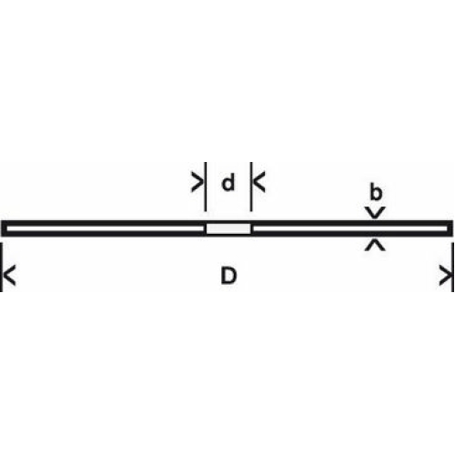 Řezný kotouč na nerez 125x1x22,23mm Bosch Standard for Inox X-LOCK 2.608.619.262