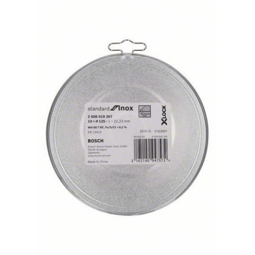 Řezný kotouč na nerez 125x1x22,23mm Bosch Standard for Inox X-LOCK 2.608.619.262 (obrázek 10)