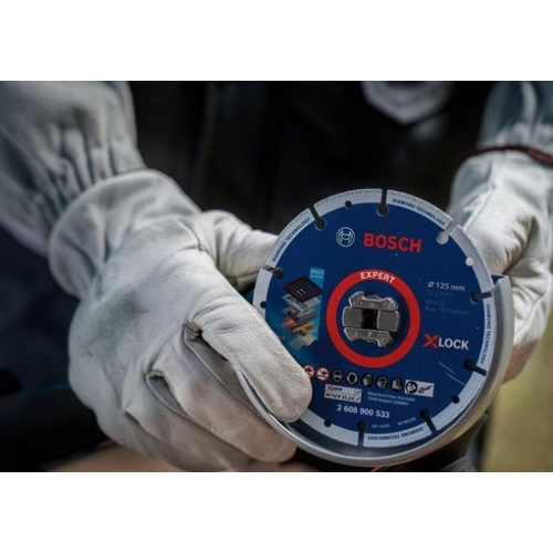 Diamantový řezný kotouč 125mm Bosch EXPERT Diamond Metal Wheel X-LOCK 2.608.900.533 (obrázek 3)