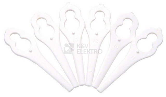 Obrázek produktu Náhradní plastové nože 23cm 24ks bílé pro strunové sekačky Bosch F.016.800.177 0
