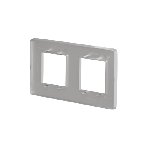 Schneider Electric Nová Unica Studio dvojrámeček aluminium NU200430 (obrázek 3)