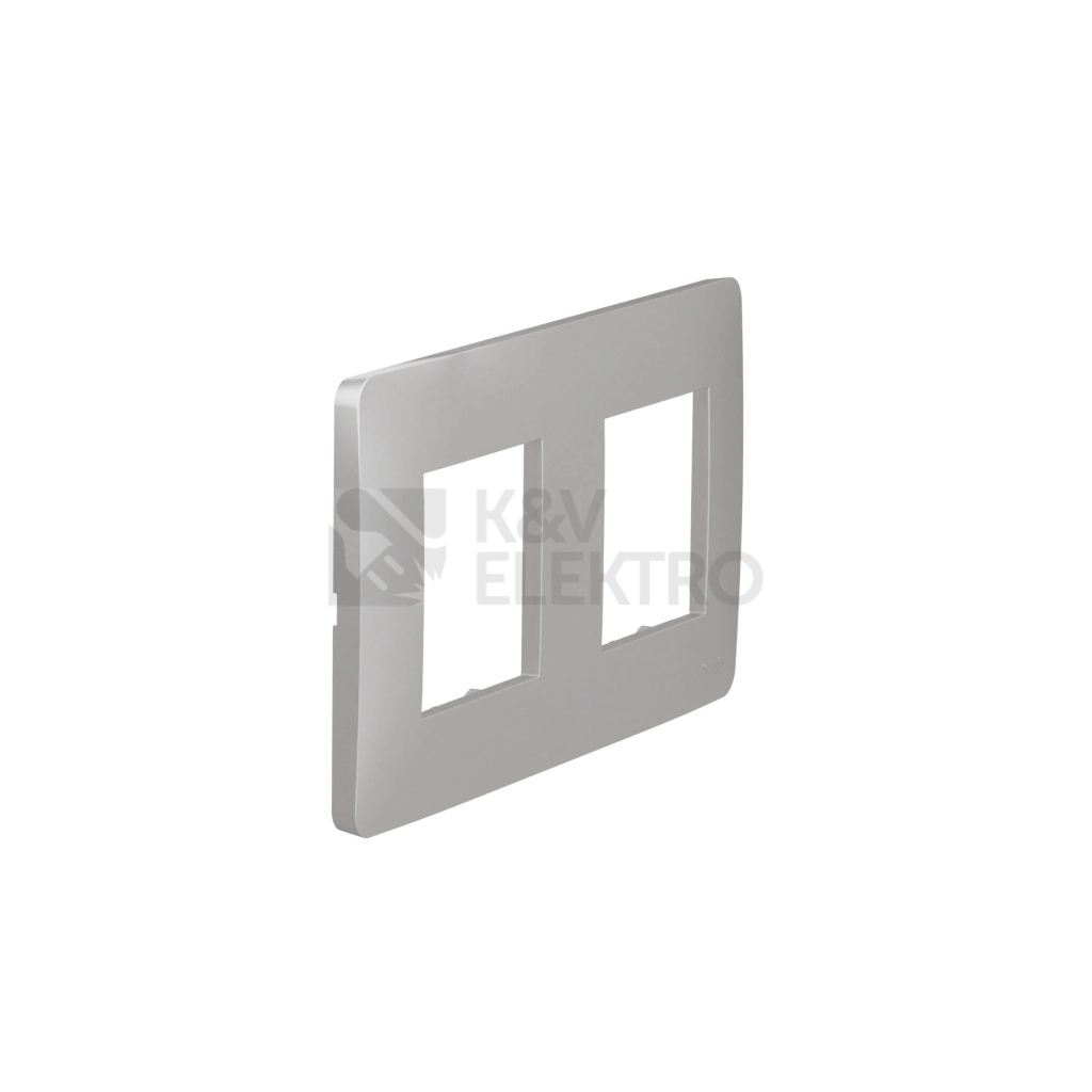 Obrázek produktu Schneider Electric Nová Unica Studio dvojrámeček aluminium NU200430 1