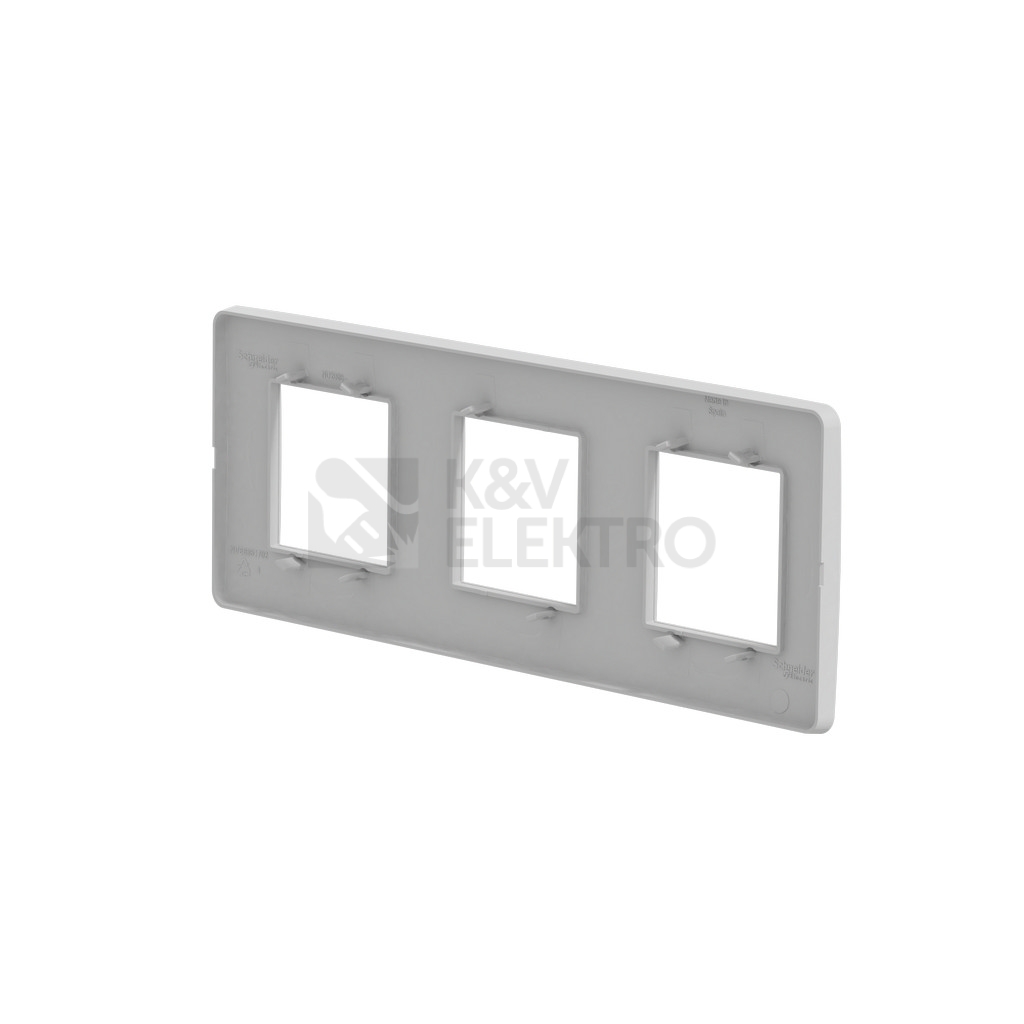 Obrázek produktu Schneider Electric Nová Unica Studio trojrámeček aluminium NU200630 2