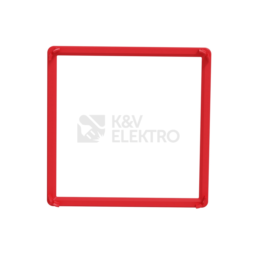 Obrázek produktu Schneider Electric Nová Unica Studio Outline dekorativní rámeček Red NU230013 3