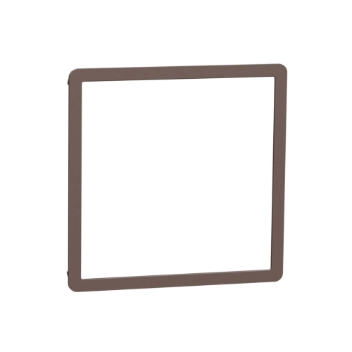 Schneider Electric Nová Unica Studio Outline dekorativní rámeček Chocolate NU230016