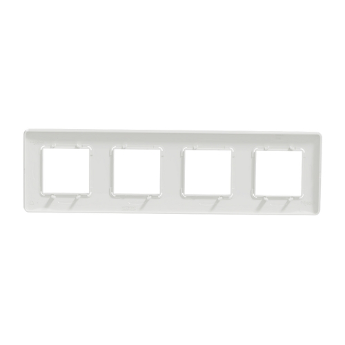 Schneider Electric Nová Unica Studio Outline čtyřrámeček bílá NU230818