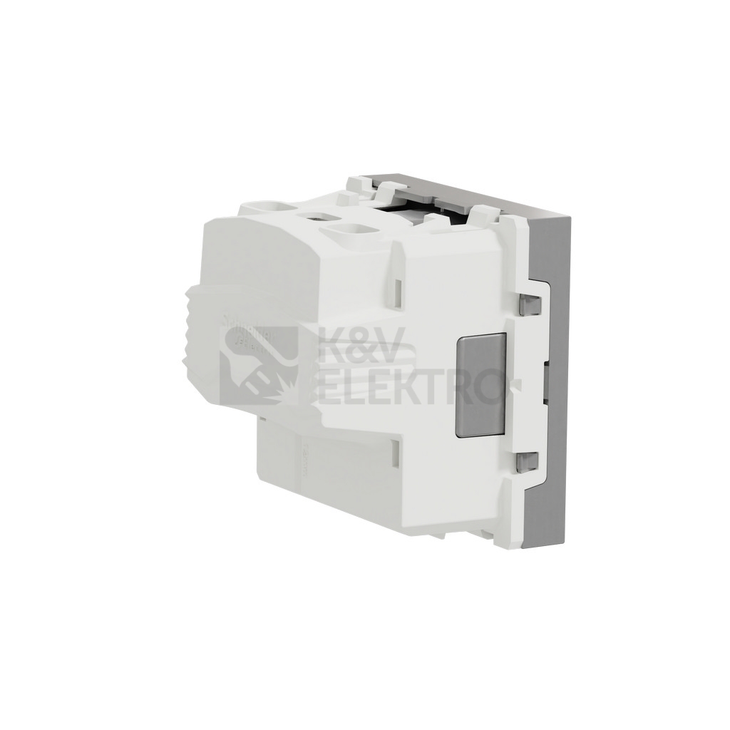 Obrázek produktu Schneider Electric Nová Unica zásuvka šroubová aluminium NU303930E 2