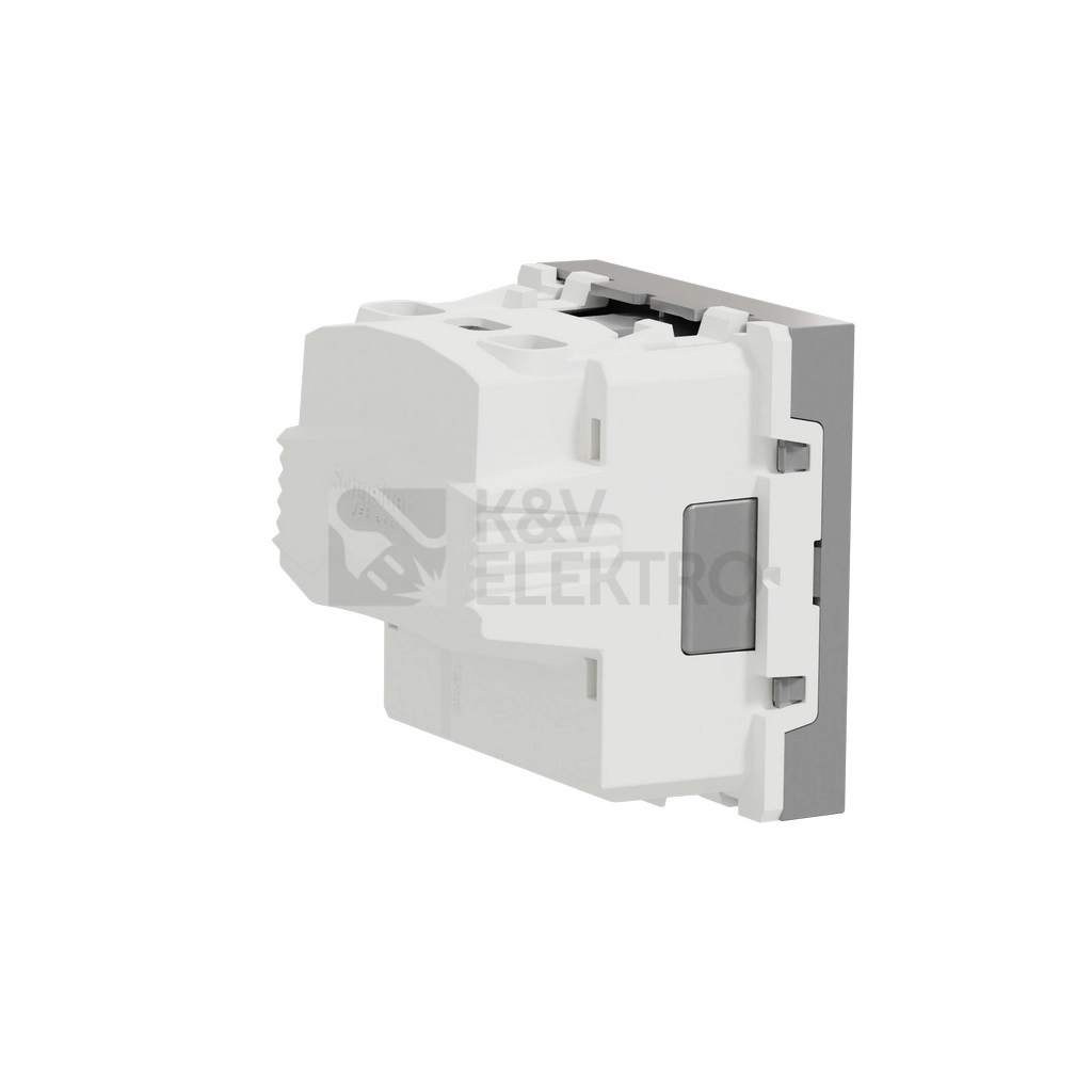 Obrázek produktu Schneider Electric Nová Unica zásuvka šroubová aluminium NU303930E 2