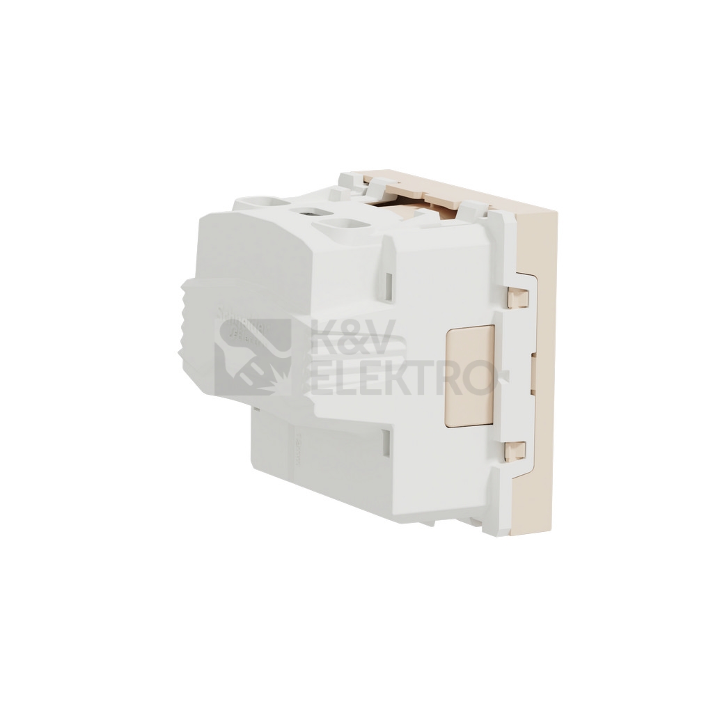Obrázek produktu Schneider Electric Nová Unica zásuvka šroubová béžová NU303944E 2