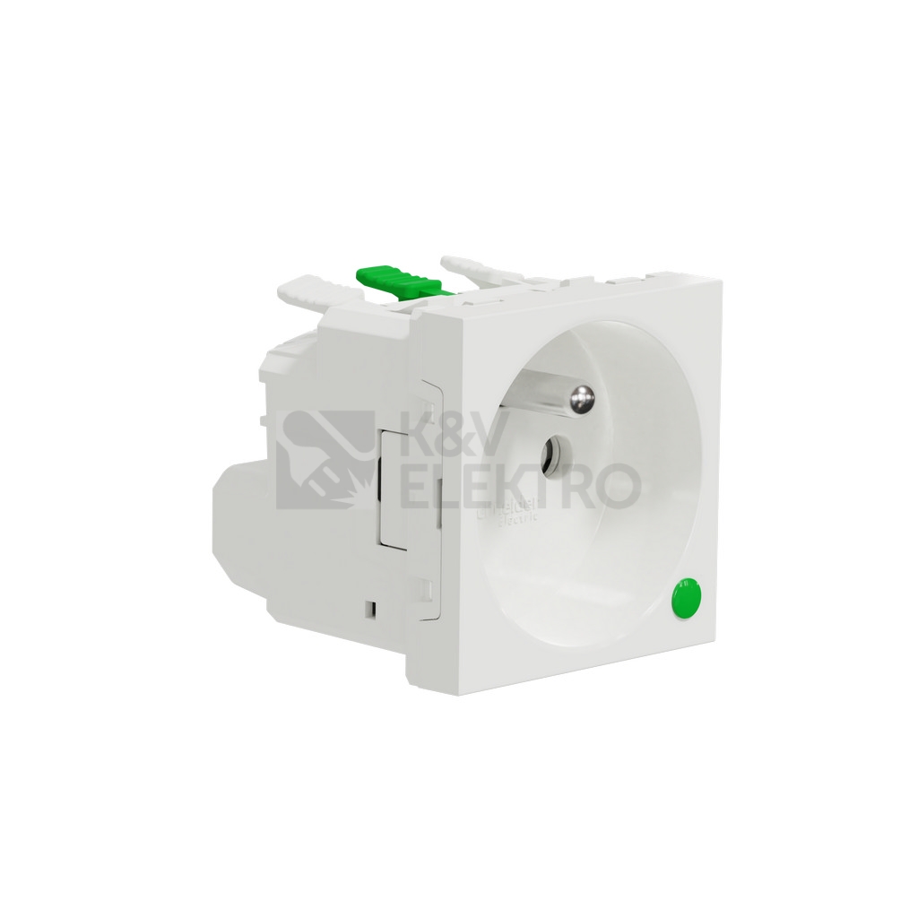 Obrázek produktu Schneider Electric Nová Unica zásuvka s přepěťovou ochranou bílá NU305918EP 1