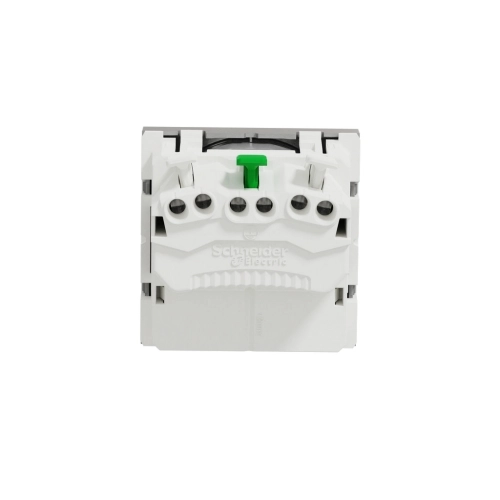 Schneider Electric Nová Unica zásuvka bezšroubová aluminium NU305930E (obrázek 2)