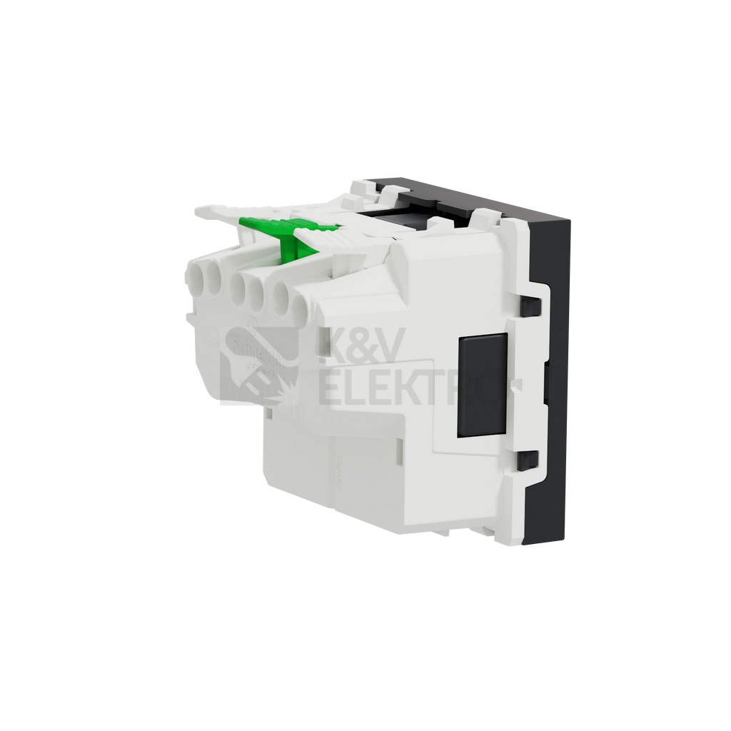 Obrázek produktu Schneider Electric Nová Unica zásuvka bezšroubová antracit NU305954E 2