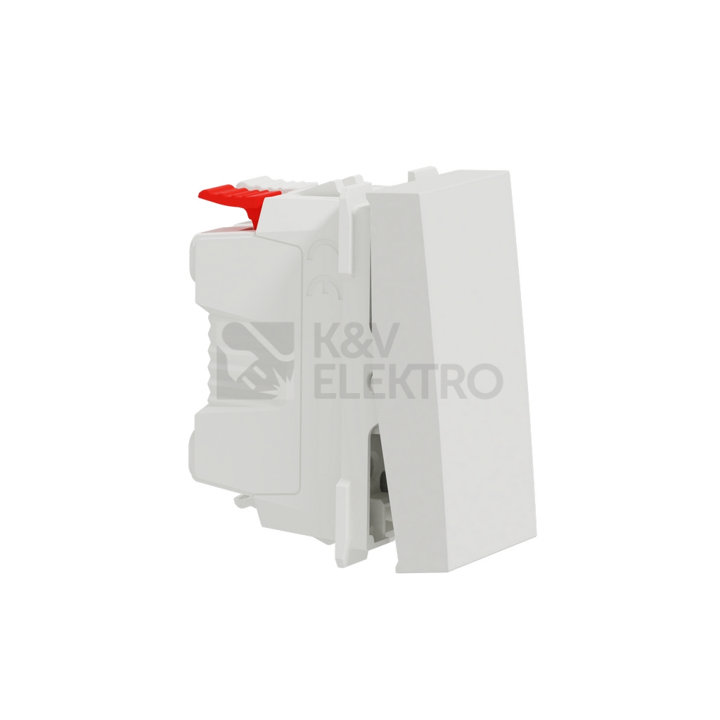 Obrázek produktu Schneider Electric Nová Unica schodišťový vypínač č.6 bílá NU310318 1modul 1
