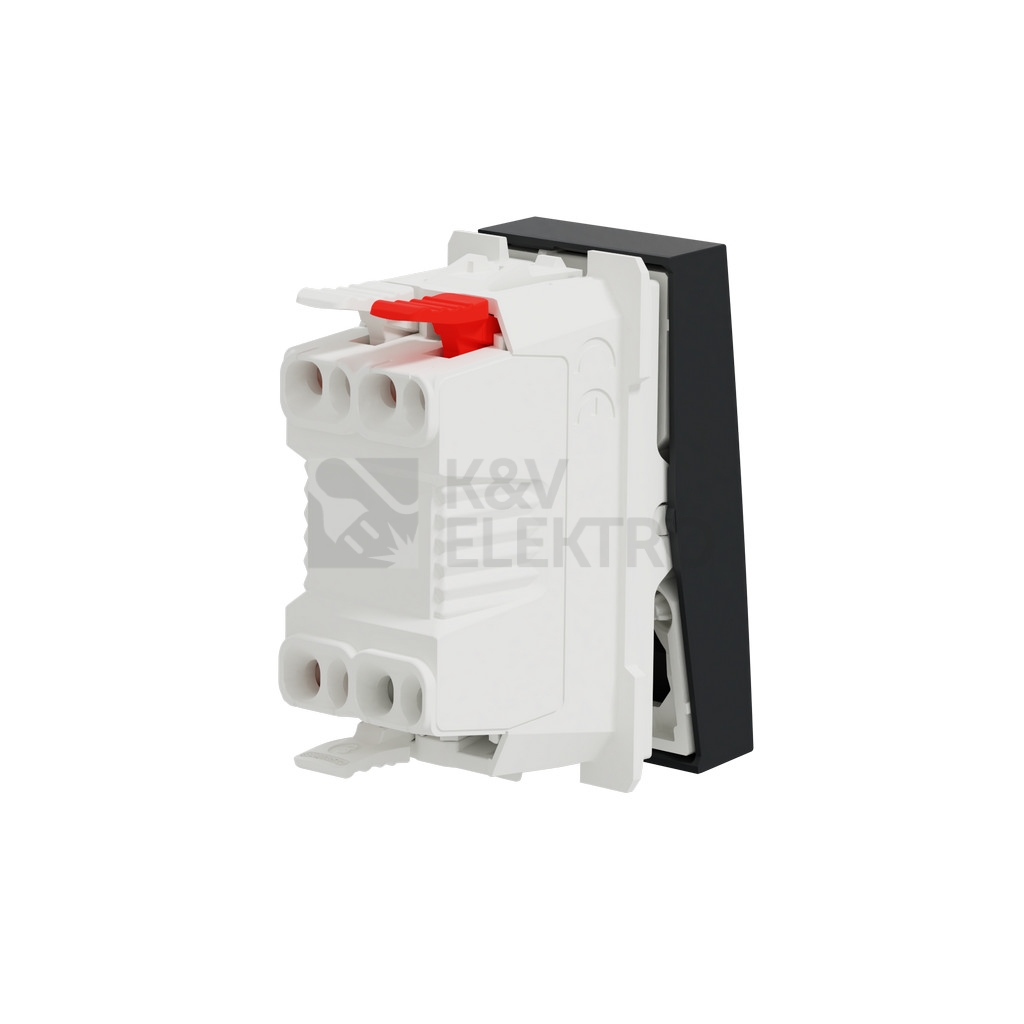 Obrázek produktu Schneider Electric Nová Unica schodišťový vypínač č.6 antracit NU310354 1modul 2