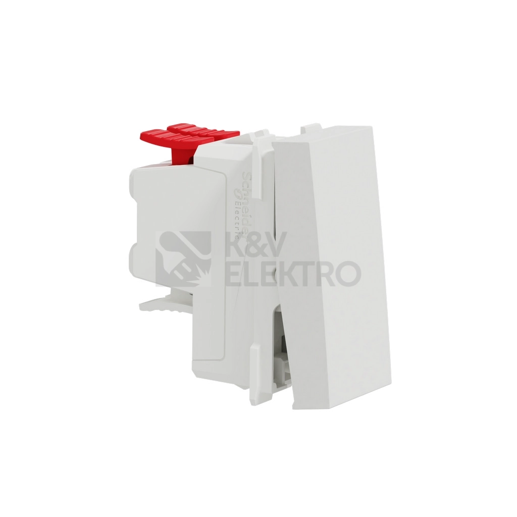 Obrázek produktu Schneider Electric Nová Unica křížový vypínač č.7 bílá NU310518 1modul 1