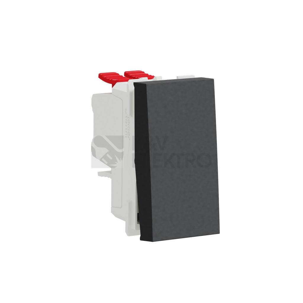 Obrázek produktu Schneider Electric Nová Unica křížový vypínač č.7 antracit NU310554 1modul 0