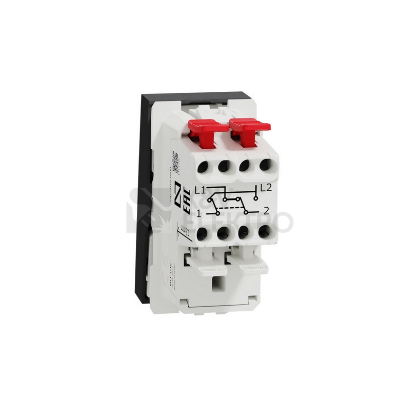 Obrázek produktu Schneider Electric Nová Unica křížový vypínač č.7 antracit NU310554 1modul 3