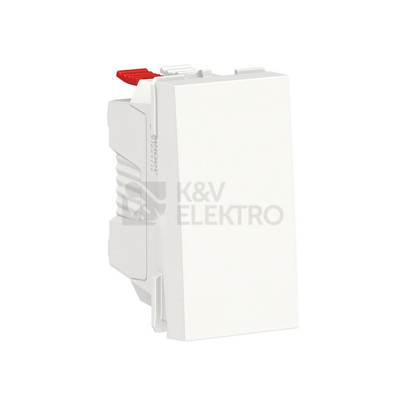 Obrázek produktu Schneider Electric Nová Unica tlačítko č.1/0 bílá NU310618 1modul 0