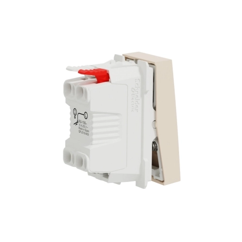 Schneider Electric Nová Unica tlačítko č.1/0 béžová NU310644 1modul (obrázek 3)