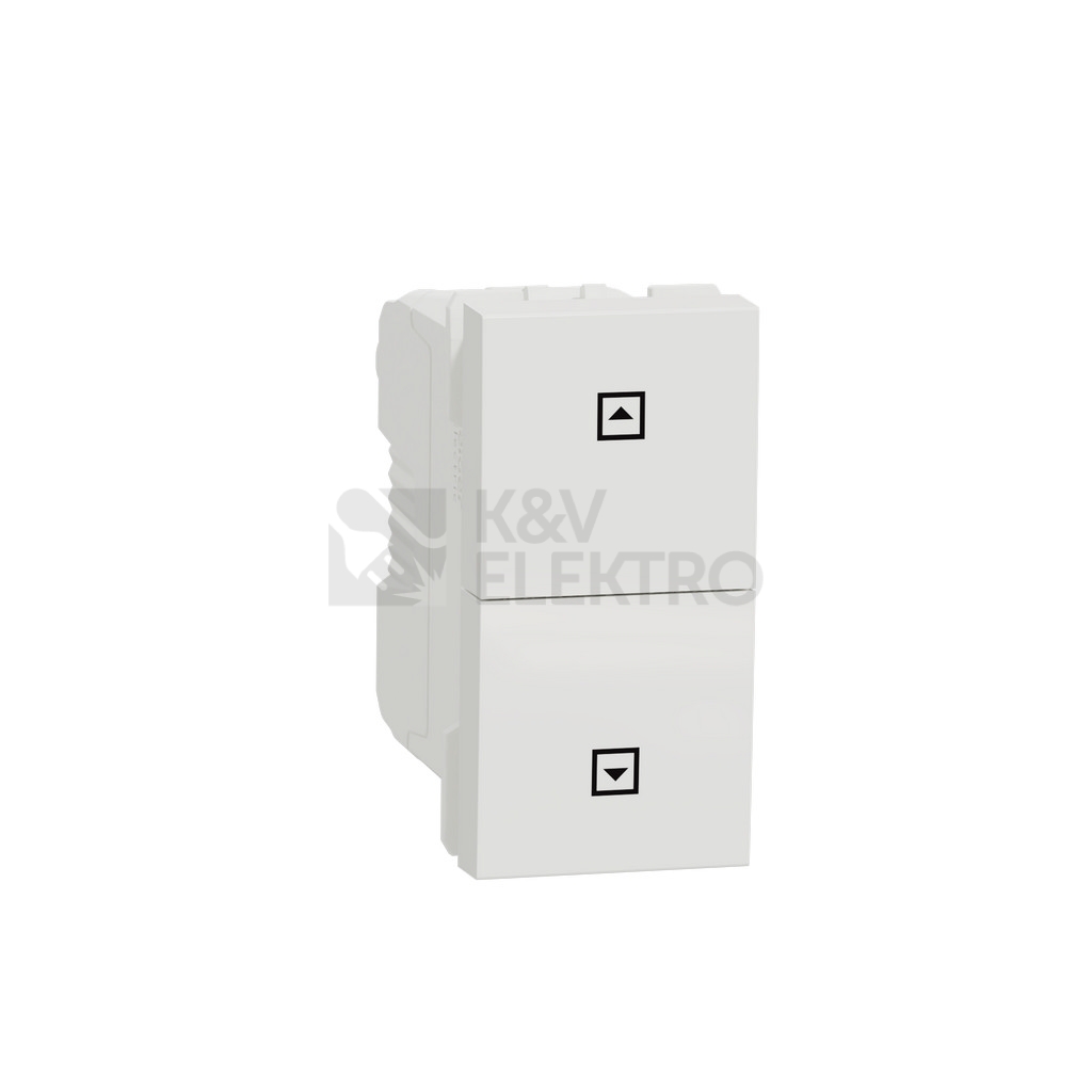 Obrázek produktu Schneider Electric Nová Unica žaluziové tlačítko bílá NU310718SC 1modul 0