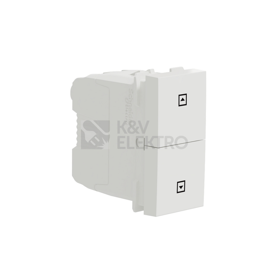 Obrázek produktu Schneider Electric Nová Unica žaluziové tlačítko bílá NU310718SC 1modul 1