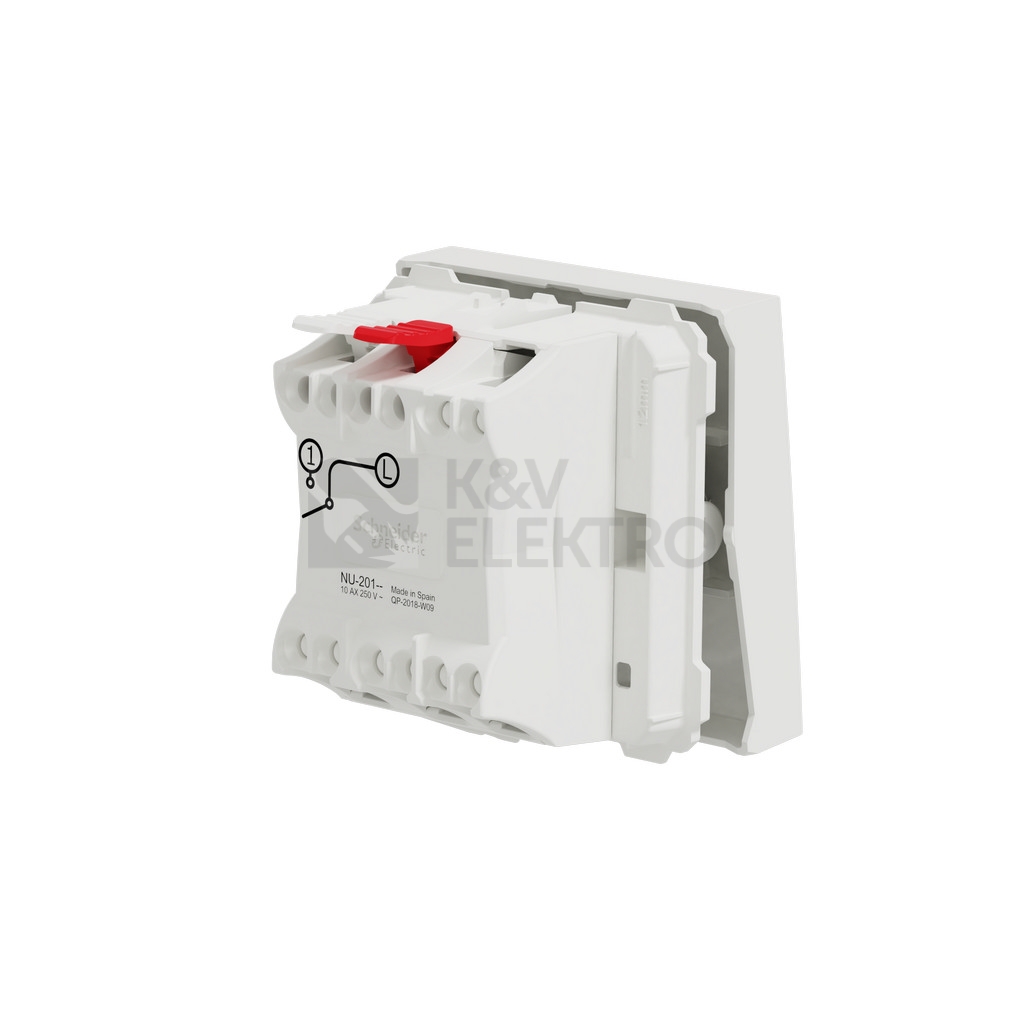 Obrázek produktu Schneider Electric Nová Unica vypínač č.1 bílá NU320118 2