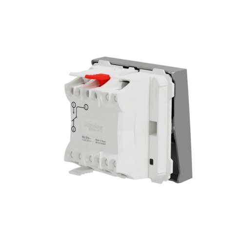 Schneider Electric Nová Unica schodišťový vypínač č.6 aluminium NU320330 (obrázek 3)