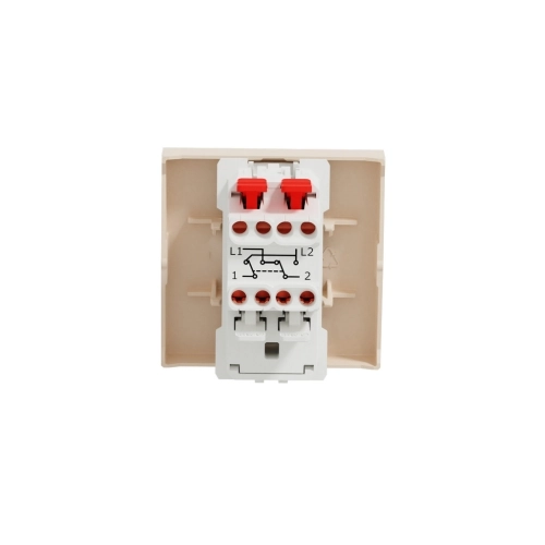 Schneider Electric Nová Unica křížový vypínač č.7 béžová NU320544 (obrázek 4)