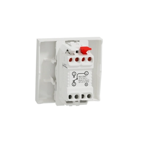 Schneider Electric Nová Unica tlačítko č.1/0 s orientační kontrolkou bílá NU320618N (obrázek 4)