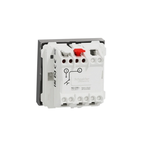 Schneider Electric Nová Unica tlačítko č.1/0 aluminium NU320630 (obrázek 4)
