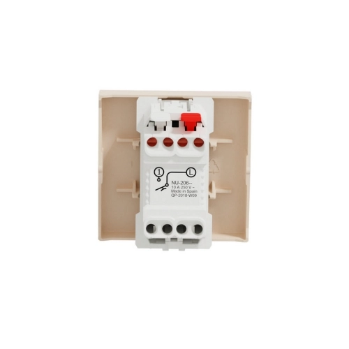Schneider Electric Nová Unica tlačítko č.1/0 béžová NU320644 (obrázek 4)