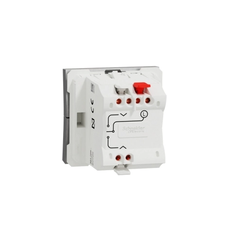 Schneider Electric Nová Unica žaluziový spínač aluminium NU320830 (obrázek 4)