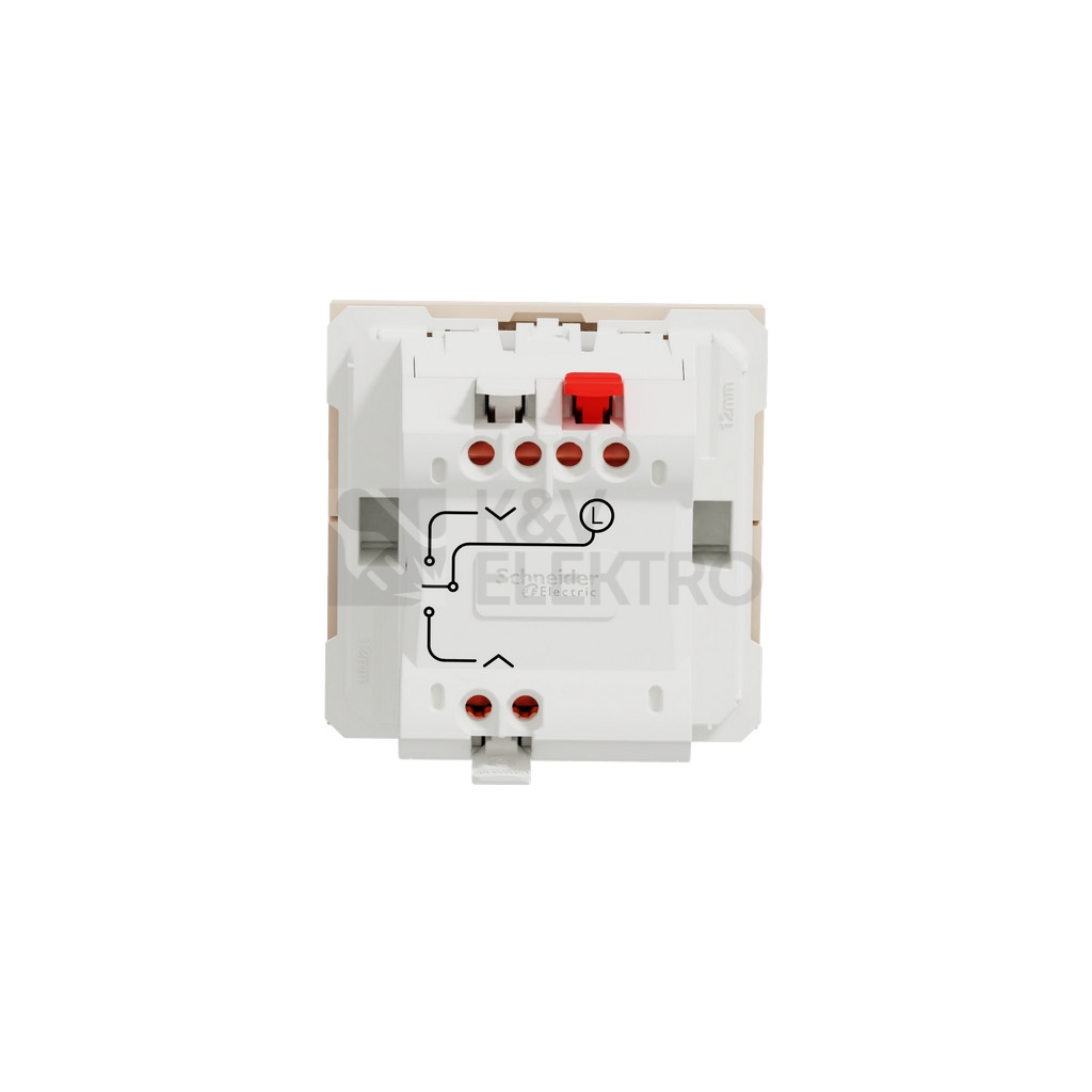 Obrázek produktu Schneider Electric Nová Unica žaluziový spínač béžová NU320844 3