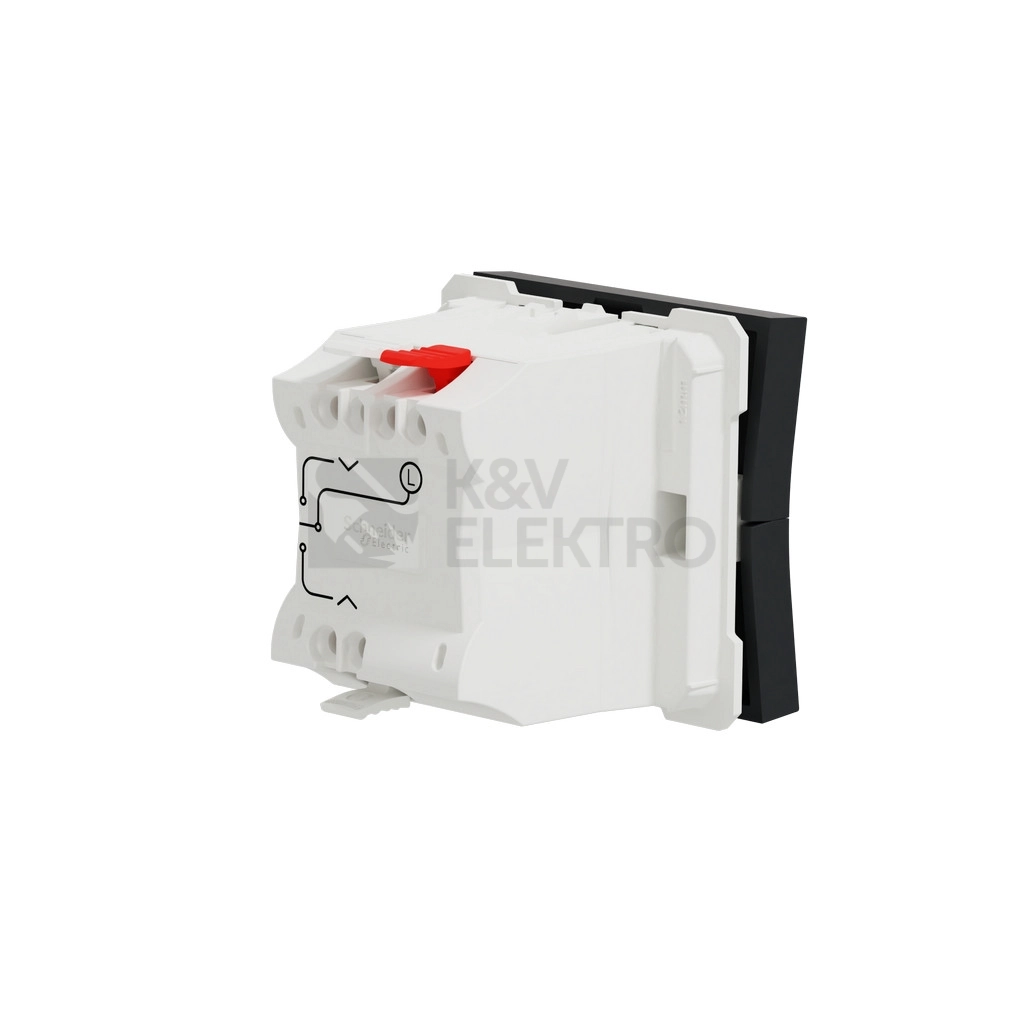 Obrázek produktu Schneider Electric Nová Unica žaluziový spínač antracit NU320854 2