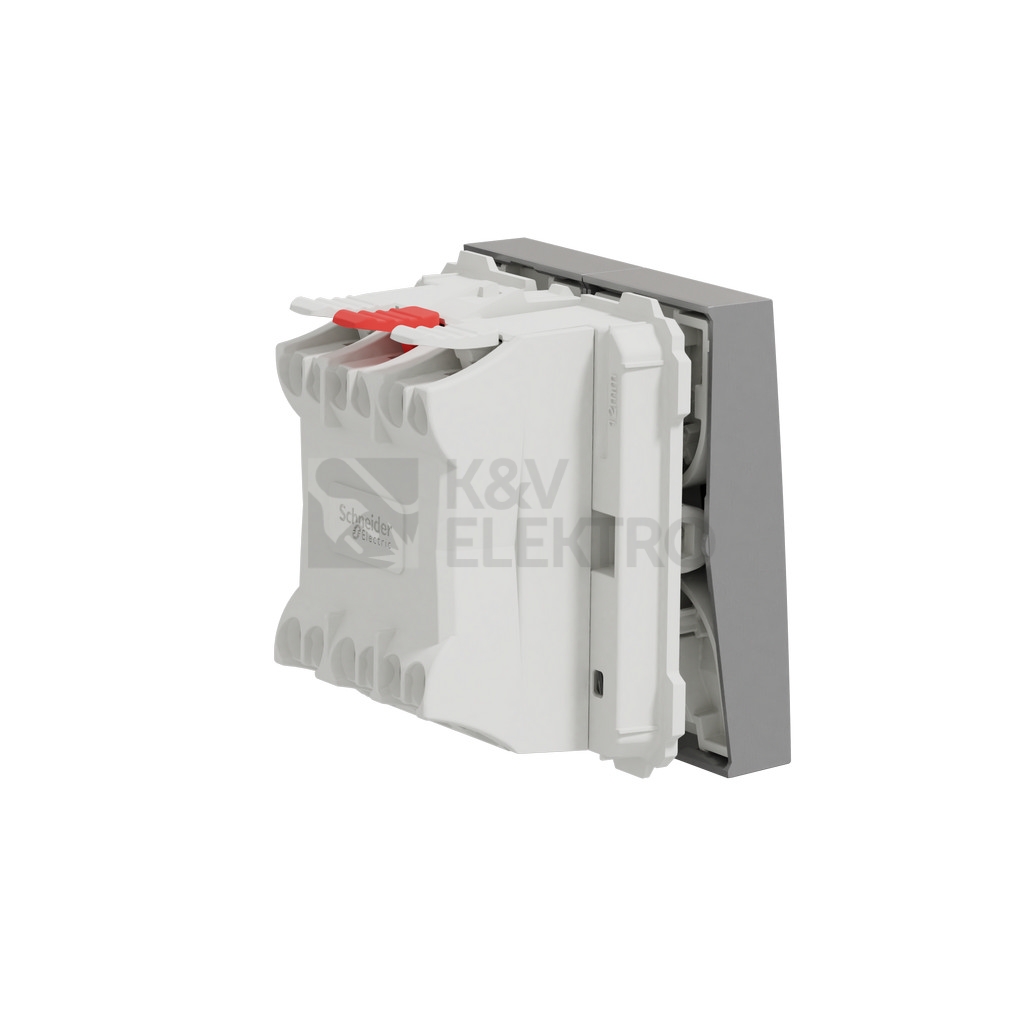 Obrázek produktu Schneider Electric Nová Unica sériový vypínač č.5 aluminium NU321130 2