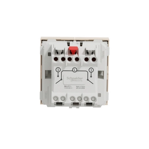 Schneider Electric Nová Unica sériový vypínač č.5 béžová NU321144 (obrázek 6)