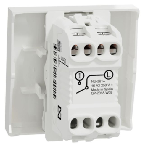 Schneider Electric Nová Unica vypínač č.1 16A bílá NU326118