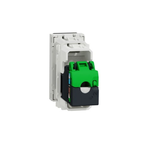 Schneider Electric Nová Unica datová zásuvka RJ45 kat.5e UTP bílá NU341018 1modul