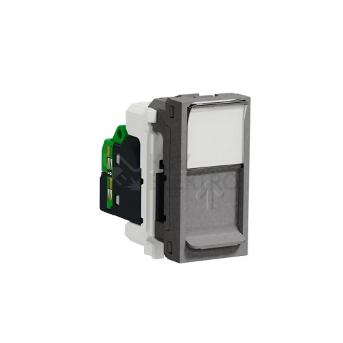 Schneider Electric Nová Unica datová zásuvka RJ45 kat.5e UTP aluminium NU341030 1modul