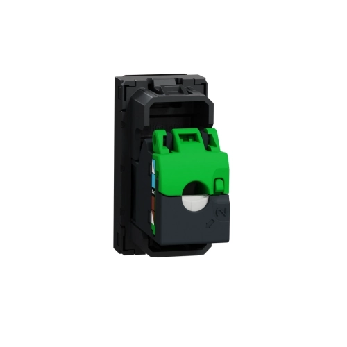Schneider Electric Nová Unica datová zásuvka RJ45 kat.5e UTP antracit NU341054 1modul (obrázek 5)