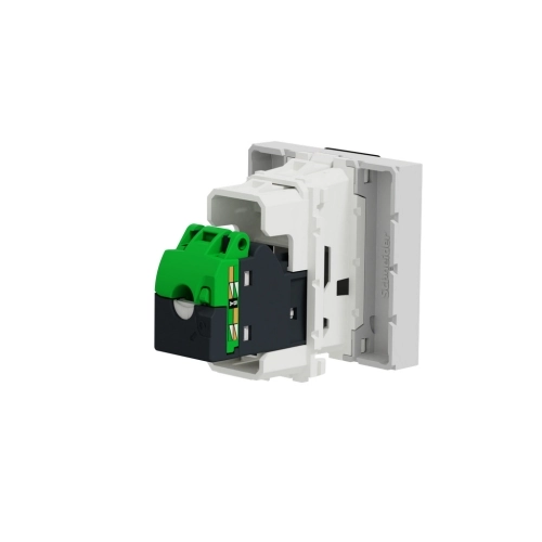 Schneider Electric Nová Unica datová zásuvka RJ45 kat.5e UTP aluminium NU341130 (obrázek 5)