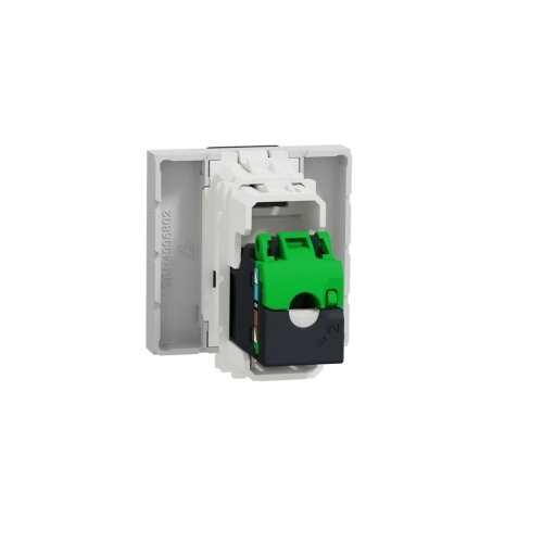 Schneider Electric Nová Unica datová zásuvka RJ45 kat.5e UTP aluminium NU341130 (obrázek 2)