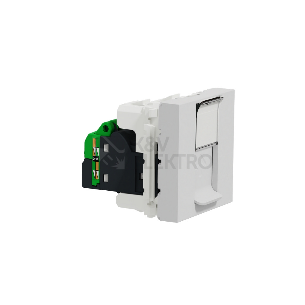Obrázek produktu Schneider Electric Nová Unica datová zásuvka RJ45 kat.5e UTP aluminium NU341130 1