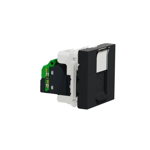 Schneider Electric Nová Unica datová zásuvka RJ45 kat.5e UTP antracit NU341154 (obrázek 5)