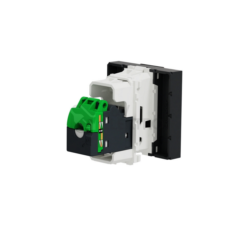 Obrázek produktu Schneider Electric Nová Unica datová zásuvka RJ45 kat.5e UTP antracit NU341154 3