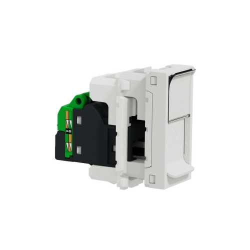 Schneider Electric Nová Unica datová zásuvka RJ45 kat.5e STP bílá NU341218 1modul