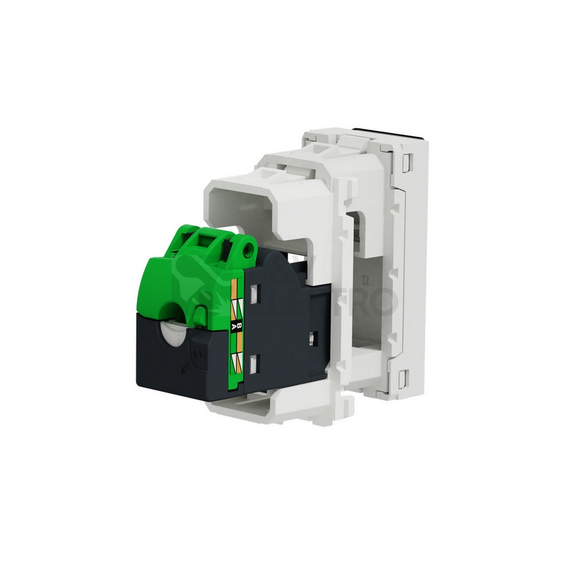 Obrázek produktu Schneider Electric Nová Unica datová zásuvka RJ45 kat.6 UTP bílá NU341418 1modul 2
