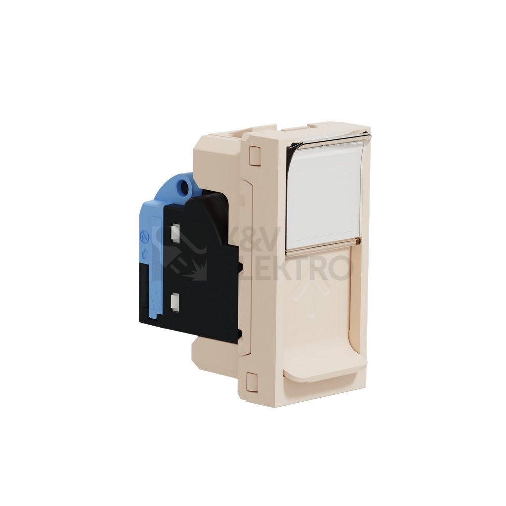 Obrázek produktu Schneider Electric Nová Unica datová zásuvka RJ45 kat.6 UTP béžová NU341444 1modul 1